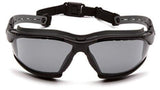 Pyramex Isotope Safety Glasses, Grey  H2Max Ant-Fog Lens