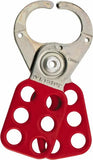 Lockout Hasp 1" Jaws Red Handle