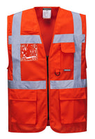 Portwest Class 2 Berlin Executive Vest- Orange