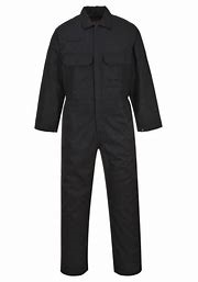 Portwest Bizweld Flame Resistant Coverall Black 9.5 OZ
