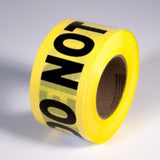 Caution - DO NOT ENTER - Barricade Tape, Yellow/Black