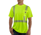 Carhartt Force Class 2 Short Sleeve Shirt- Lime