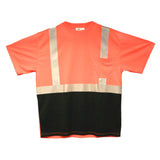Cordova Cor-Brite Class 2 Short Sleeve Shirt - Orange