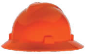 MSA VGard Fas-Trac Full Brim HiVis Orange