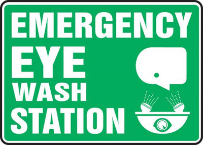 Emergency Eyewash Sign 10