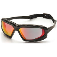 Highlander Goggle Black Frame/Sky Red Mirror