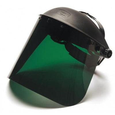 Polyethylene Face Shield Dark Green