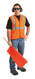RADNOR Hi-Viz Orange Polyester Mesh Vest