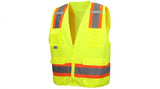 Pyramex Class 2 Vest Lime Poly/Mesh