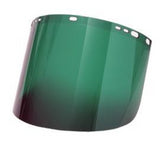Radnor 8" X 15.5" X .06" Green Shade 5 Polycarbonate Faceshield