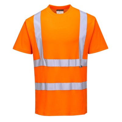 S170 CLASS 2 Short Sleeve T-Shirt Orange PW