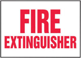 Safety Label: Fire Extinguisher