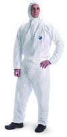 Tyvek Coverall with Hood and Zipper- 25/case