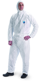 Tyvek Coverall with Hood and Zipper- 25/case