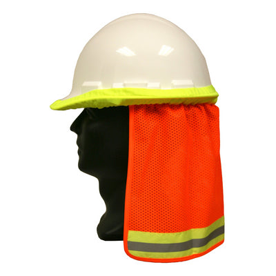 Cordova Neck Shades  Fits Full/Standard Brim Hard Hats Orange Mesh