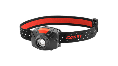 Coast FL60 Headlamp 400 Lumens  W/ Helmet Mount Kit