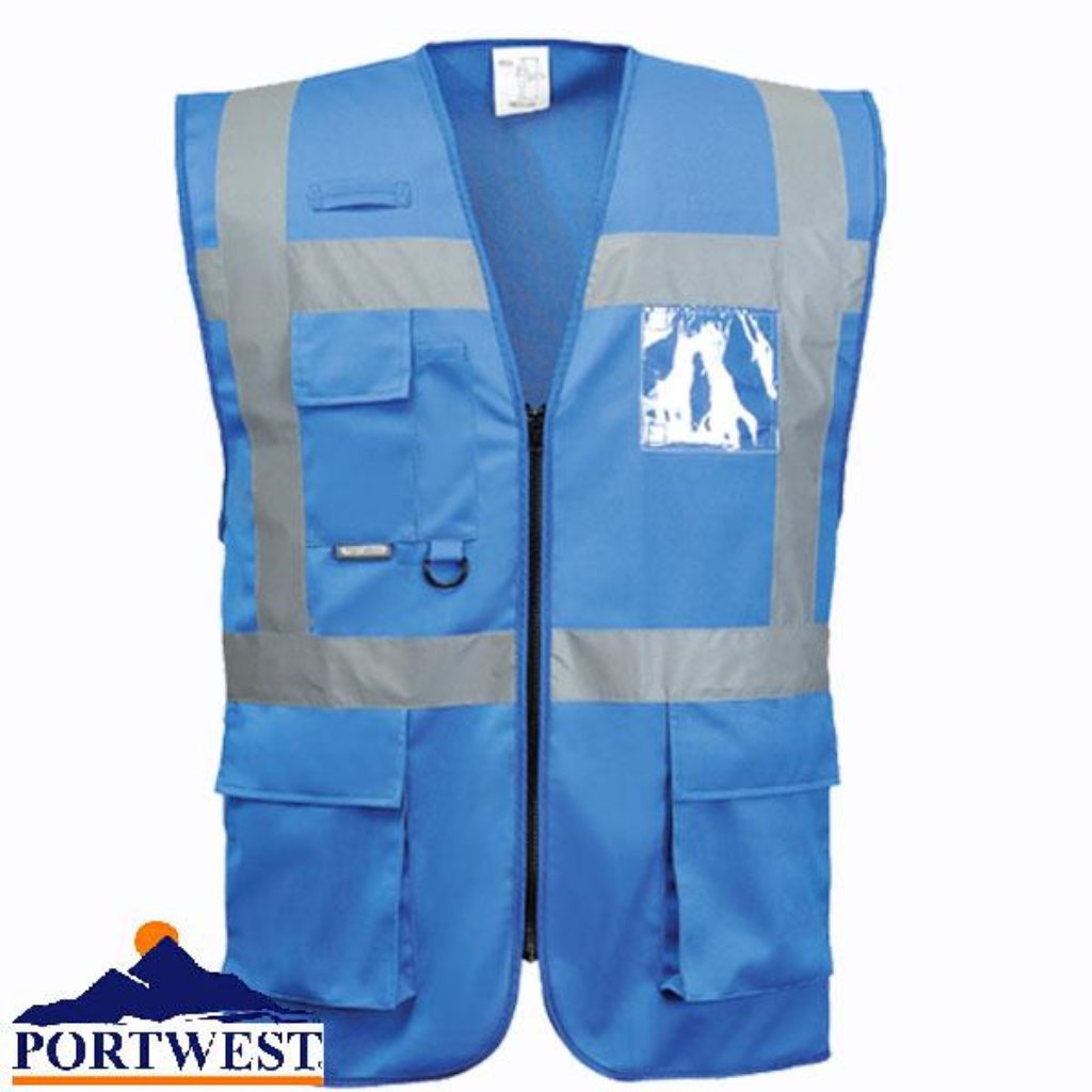 Portwest Iona Executive Vest Non-Rated Royal Blue