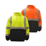 GSS Hi Vis Orange Class 3  Hooded Sweatshirt  7002