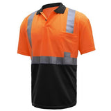 CLASS 2 MOISTURE WICKING POLO SHIRT- ORANGE