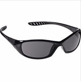 Hellraisers Safety Glasses Black Frame Smoke Lens