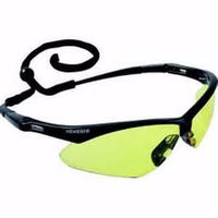 Nemesis Black Frame Amber Lens Safety Glasses