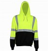 GSS Hi Vis Lime Class 3  Hooded Sweatshirt Lime, 7001