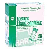 Hart Health Hand Sanitizer, 1.68 ml. packets,  25/box