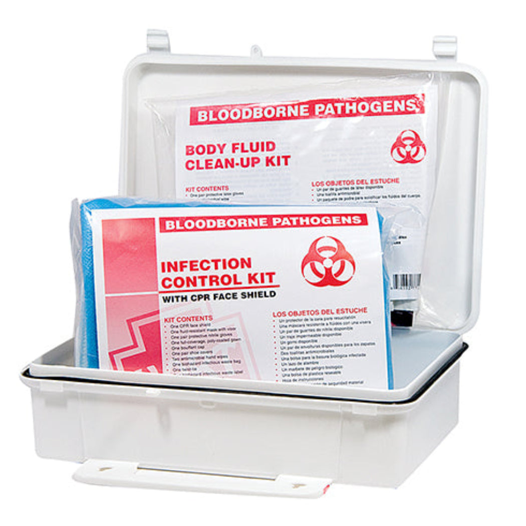 Pathogen Kit Hart Health Infection Control & Clean Up Bloodborne Pathogen Kit ...
