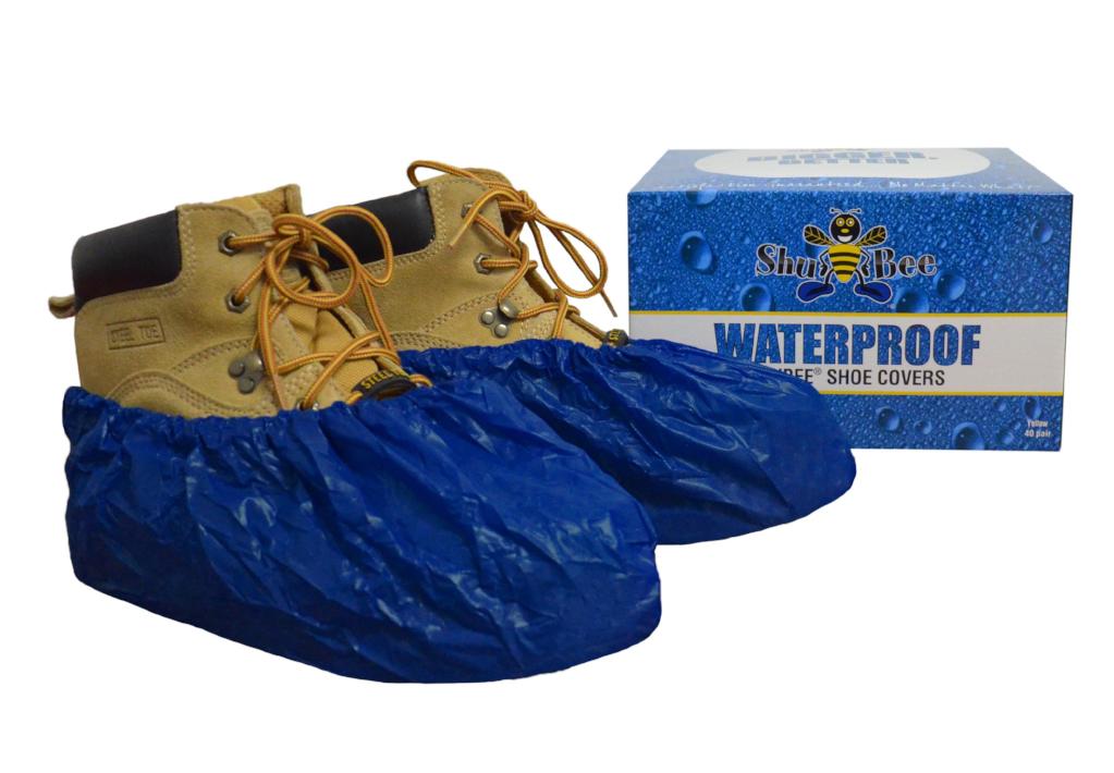 Shubee Waterproof Shoe Cover 40/bx Blue