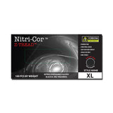 CASE of Cordova Nitri-Cor Z-Tread Black Disposable Nitrile Gloves 4094B ONLINE